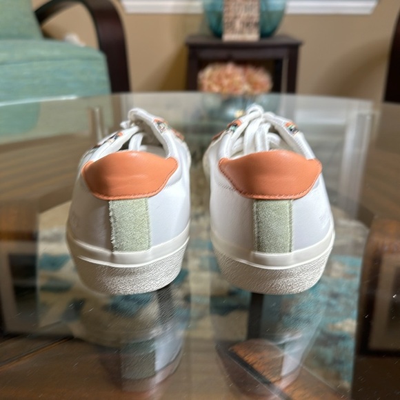 NEW!! Sidewalk Low-Top Sneakers in Snake Embossed Leather: Wave Edition Sz 7.5 - Picture 8 of 11